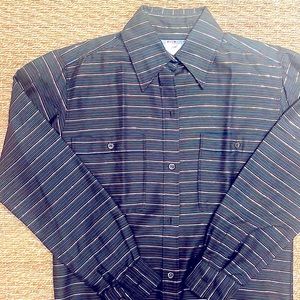 Saint Laurent metallic blouse size Italian 36